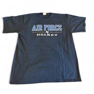 Champion Air Force Hockey T-Shirt, Navy Blue, Size XL
